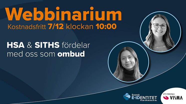 Digitalt webbinarium: Slukar HSA & SITHS mycket tid?