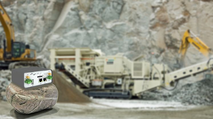 Molntjänst för bergtäkter effektiviserar via mobilnäten