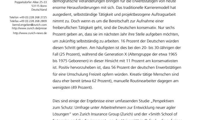 Eigener Chef sein: Für die meisten Deutschen keine Alternative
