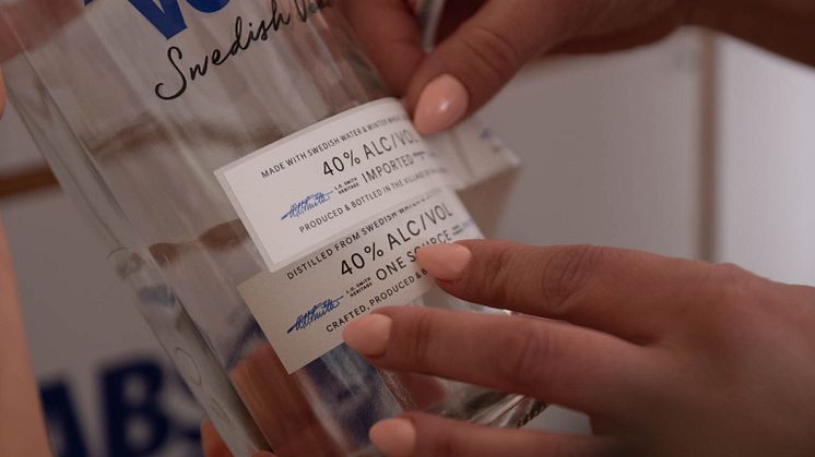Absolut ny flaske Mock-up