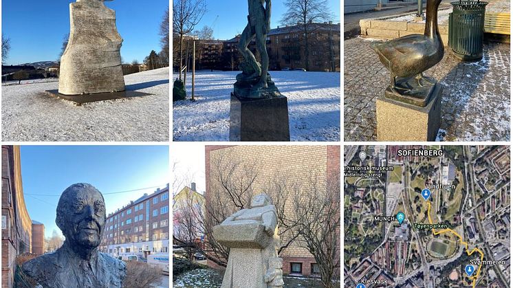 Kunstløype på Tøyen og Kampen