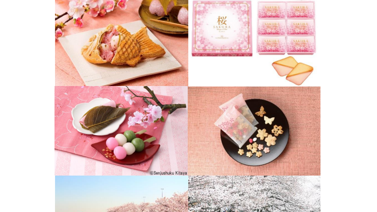 [CHINESE]Limited time cherry-blossom sweets information to enjoy Tokyo to your heart's content, recommended for the spring cherry-blossom season