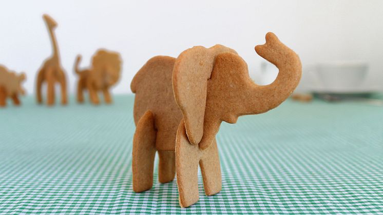 3D pepparkaksform - Elefanten