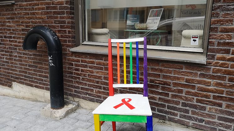 Hiv-Sveriges stol för RFSL och för personer som lever med och berörs av hiv. 