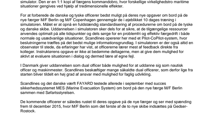 Scandlines’ nye færger sejler allerede
