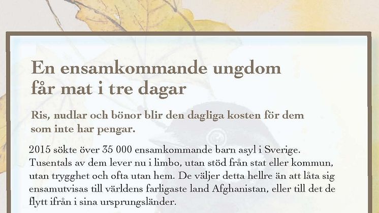 Stöttepelaren behöver fortfarande sälja gåvokort för att kunna stödja de ensamkommande som återigen får avslag från Migrationsverket.
