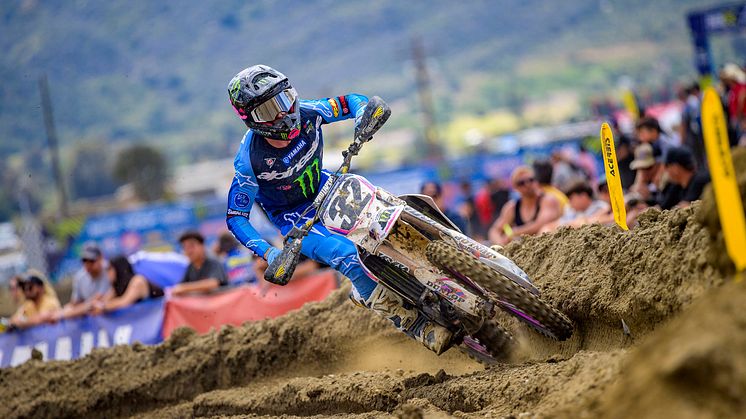  450MX：最高峰のデビューレースで5位／8位、総合6位とした#32 J・クーパー（YZ450F）