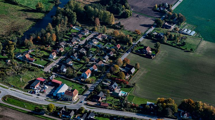 Flygbild över Gårdstånga