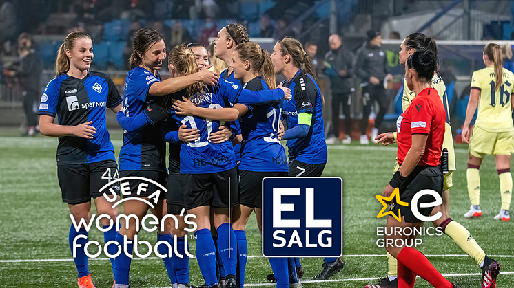EL-Salg-kæden skal igennem sit internationale samarbejde i Euronics være med til at løfte den europæiske kvindefodbold. Foto: Michal Frimundt Petersen, HB Køge