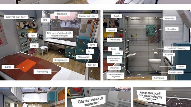 Funky rooms: 11m² juryns pris i kategorin kök + badrum