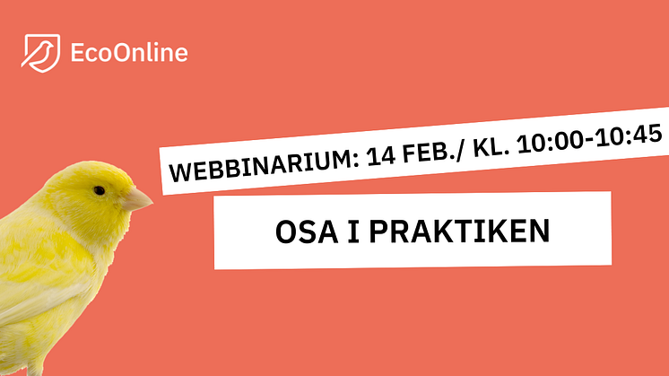 OSA i praktiken - kostnadsfritt webbinarium