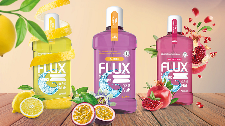 Frukt, mint eller både och? Hitta dina egna smakfavoriter från Flux!