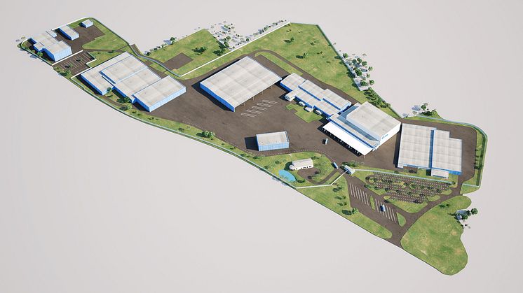Lindab distrubutionscenter översikt