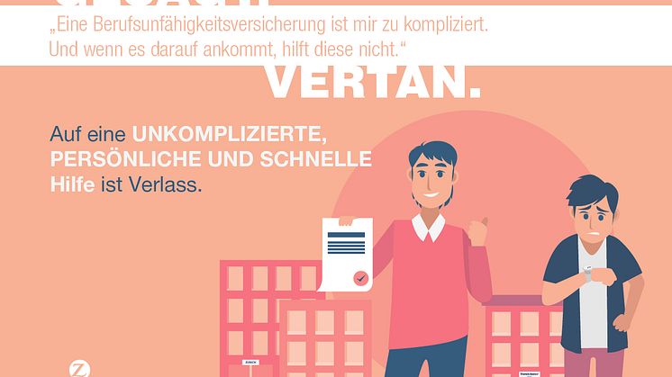 Irrtum Nr. 8 "Eine Berufsunfähigkeitsversicherung ist mir zu kompliziert. Und wenn es darauf ankommt, hilft diese nicht."