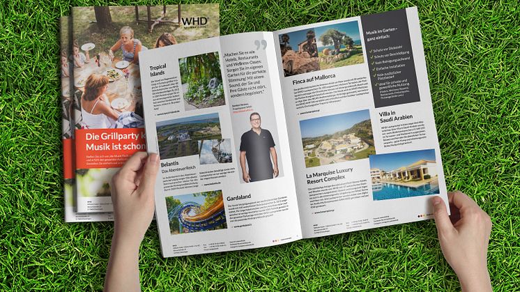 Neue Gartenlösungen und Referenzen von WHD