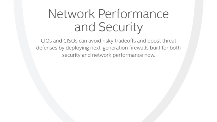 McAfee rapport: Network Performance and Security (volledig rapport)