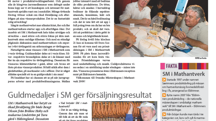 SM i Mathantverk 2009