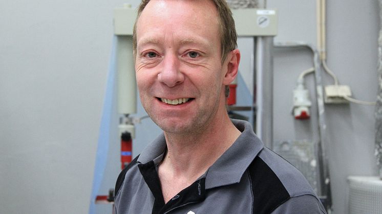 Ingemar Löfgren, forsknings och utvecklingschef på Thomas Concrete Group