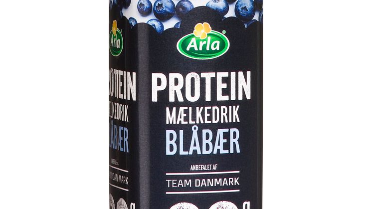 Mælkedrik med blåbær
