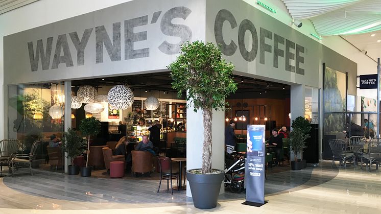 Wayne´s Coffee öppnar i nya Halmstad Eurostop