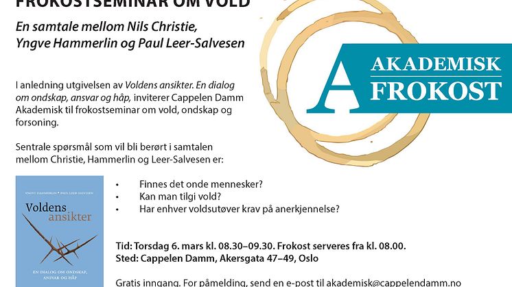 Akademisk frokost torsdag 6. mars