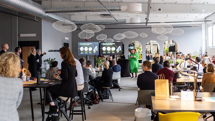 GoCo Arena, hälsostadens naturliga centrum och namnet det nya innovationsprogram inom hälsa, med deltagare från hela världen. 