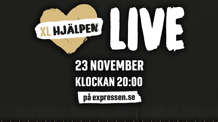 XL-Hjälpen återupprepar fjolårets succé - uppmärksammar årets projekt med livesändning