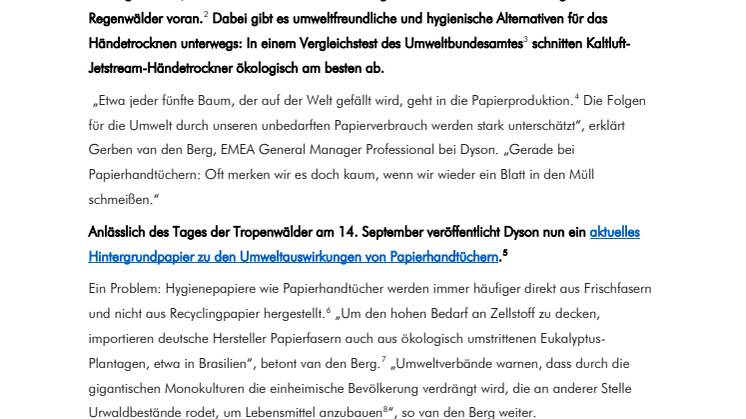Einweg-Papierhandtücher: Darum gefährden sie die Urwälder