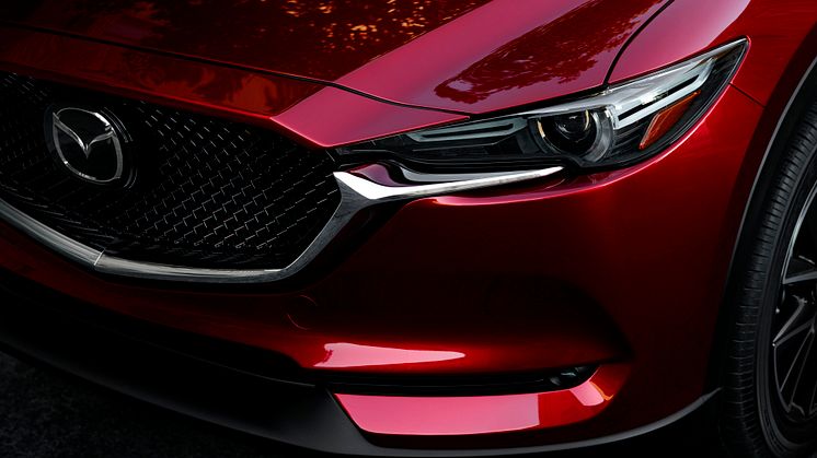Nya Mazda CX-5 i färgen Soul Red Crystal