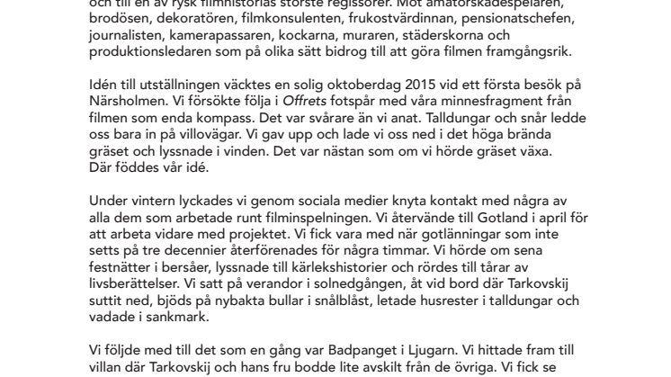 I Offrets fotspår på Närsholmen