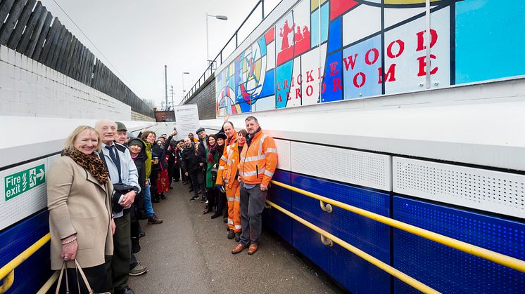 Cricklewood mural unveiling
