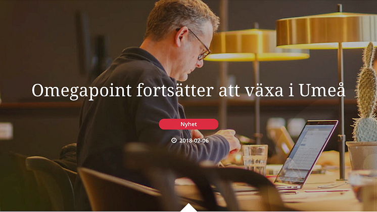 Omegapoint Group i Umeå växte  25 procent under 2017