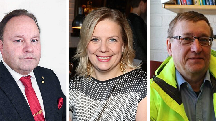 Robert Ylitalo, Elisabeth Landby och Börje Johansson