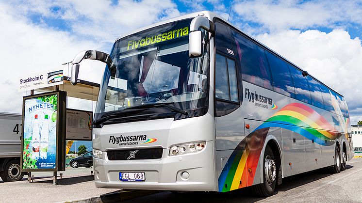 Flygbussarna är nominerade till bästa serviceföretag i kategorin "Transporter på land".