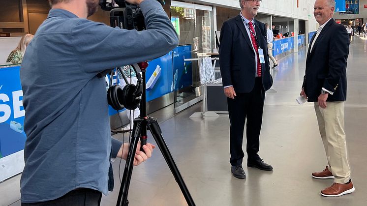 Oi24 - Oi24 is partnering with MTR. Pictured is Greg Trauthwein (right)