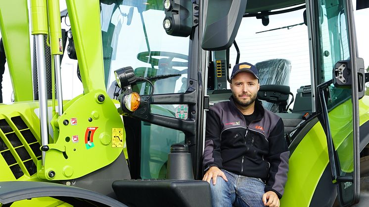 Heming Kornstad, nyansatt produktsjef for CLAAS traktor hos Norwegian Agro Machinery