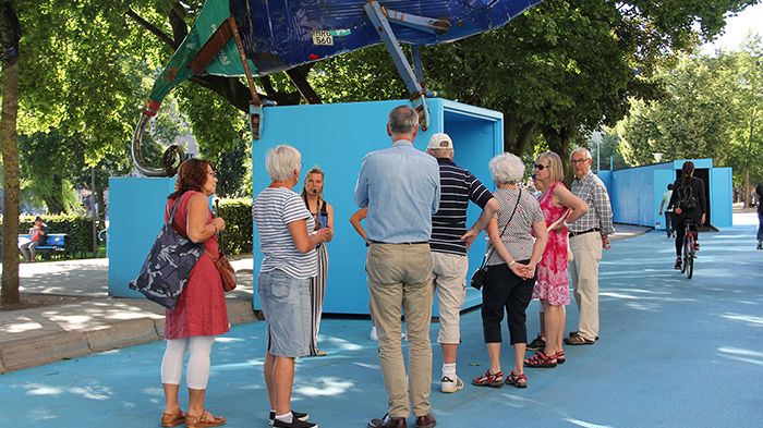 Offentlig guidning under OpenArt, sommaren 2017