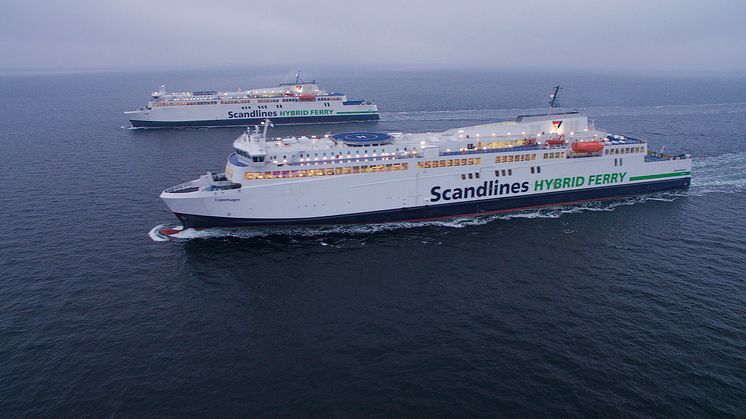 Scandlines' neue Hybridfähren "Copenhagen" und "Berlin"