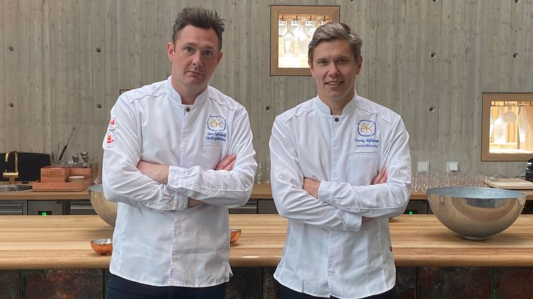 Tom Sjöstedt, tävlingsledare och Tommy Myllymäki, juryordförande för Årets Kock 2020