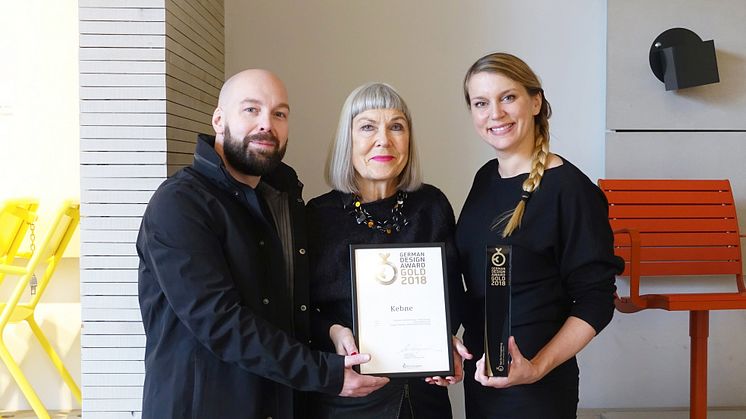Johan Kauppi, Agneta Stake och Nina Kauppi, GDA 2018