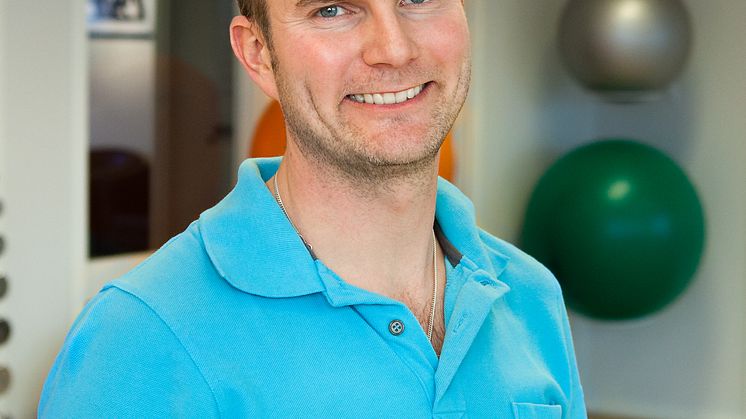 Jay Lewis, fysioterapeut och verksamhetschef, Danvik Rehab & Kiropraktik.