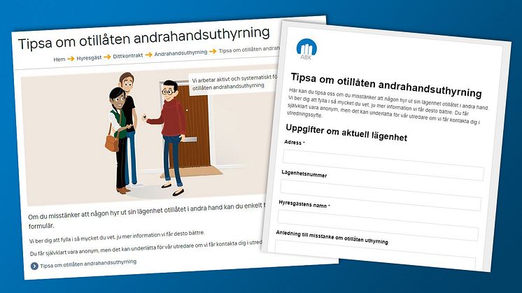 Arbete mot otillåten andrahandsuthyrning gav 37 återtagna lägenheter åt AB Kristianstadsbyggen 
