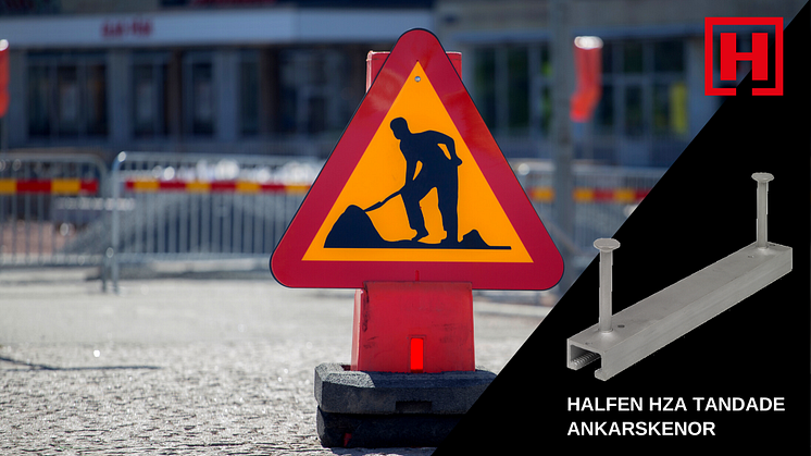 Halfen levererar ankarskenor i syrafast stål till Västlänken