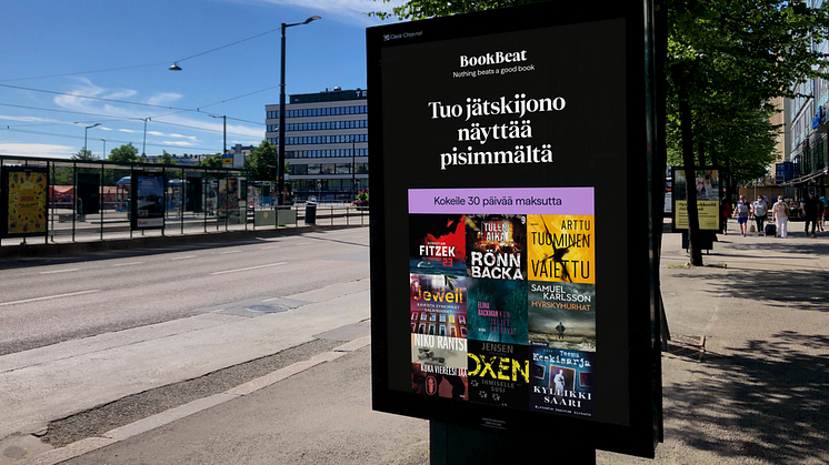 BookBeat sai uuden brändi-ilmeen  – ”Nothing beats a good book” on Suomen johtavan äänikirjapalvelun uusi konsepti ja slogan