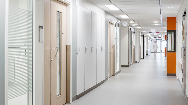 Material och kulörer väljs med stor omsorg för att skapa en behaglig miljö.