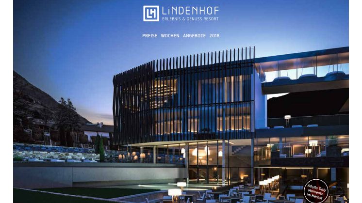 DolceVita Hotel Lindenhof - Erlebnis und Genuss Resort - Katalog 2018