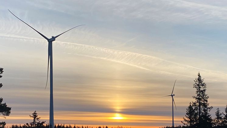 På Songkjølen og Engerfjellet i Nord-Odal kommune står det nå 34 turbiner som årlig vil produsere til sammen 530 GWh.