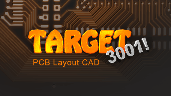 Target 3001! PCB layout CAD 