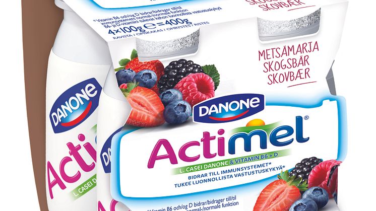 Actimel Skogsbär 4-pack 
