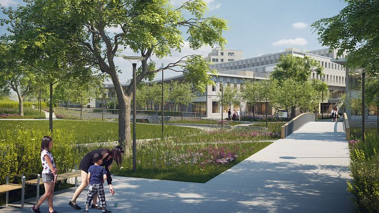 Campus Albano, Albano park, Stockholm 